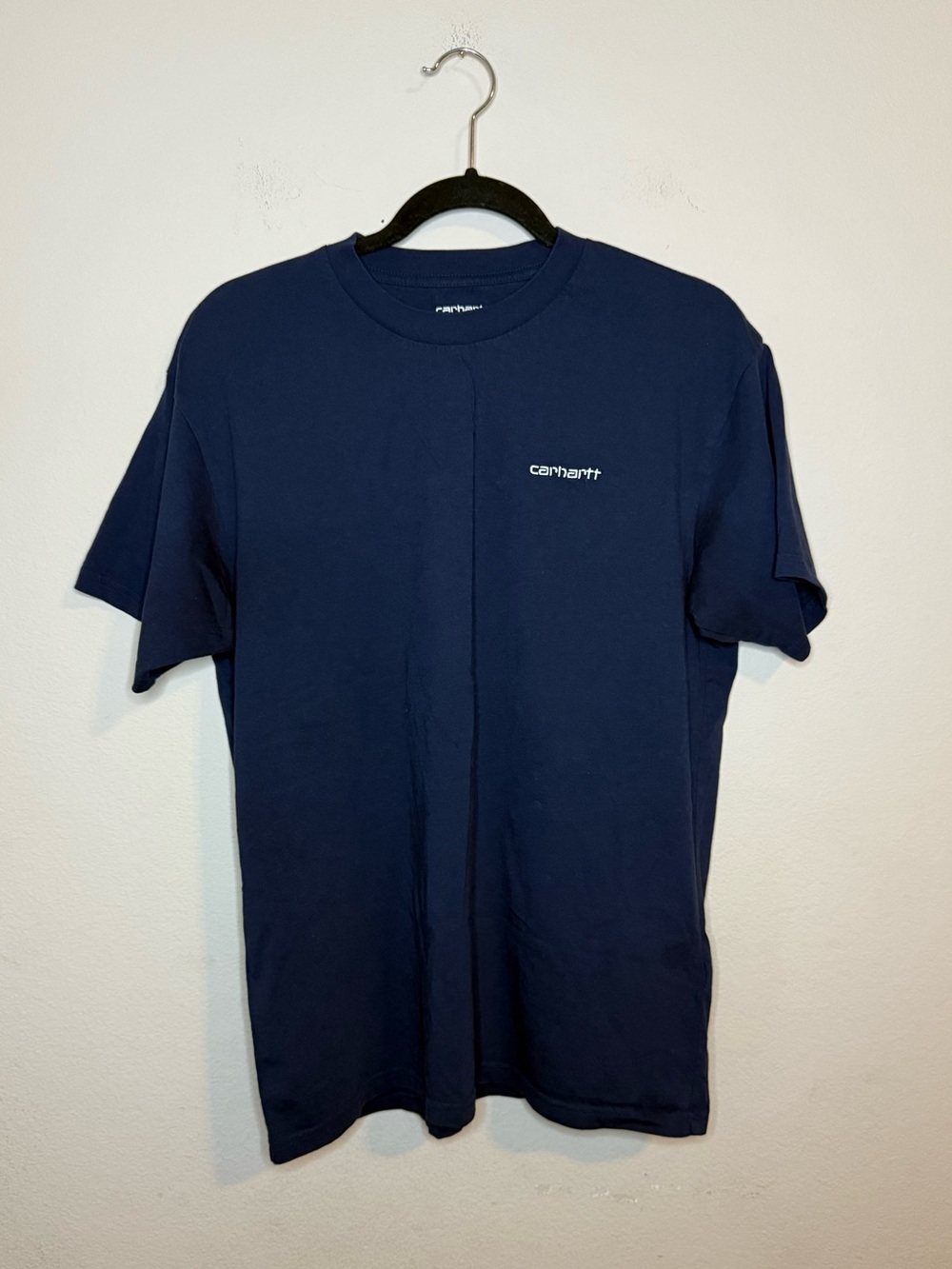 Carhartt WIP Navy Short-Sleeve Logo T-Shirt - Men